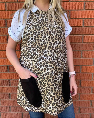 Leopard Reversible Apron