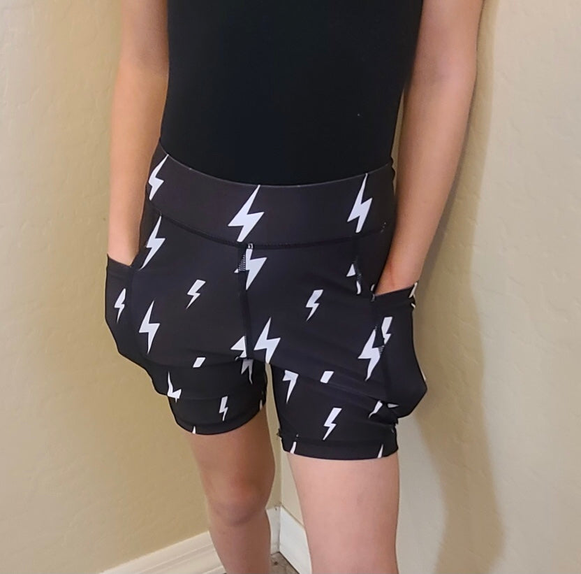 Mini Me Lightning Bolt Shorts